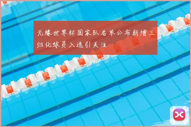 无缘世界杯国家队名单公布新增三归化球员入选引关注