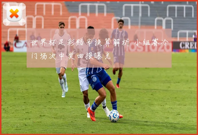 世界杯足彩赔率换算解析 小组赛冷门场次中奖回报曝光